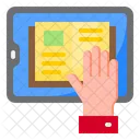 Lernen E Book Buch Symbol
