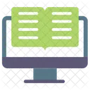 Digital Library Elearning Library Icon