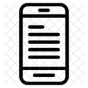 Documento E Learning Celular Ícone