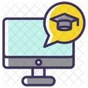 E learning platform  Icon