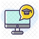 E learning platform  Icon