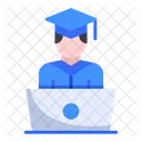 E Learning Student Icon