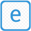 Key Letter E Icon