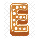 E Letter Cookies Cookies Biscuit Icon