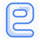 E Letter Alphabet Letter Icon