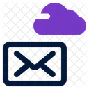 E Mail Cloud Upload Symbol