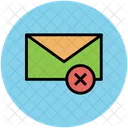 E Mail Abbrechen Kreuz Symbol