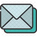 E Mail Mail Uberlappend Symbol