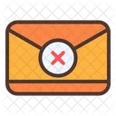 E-Mail abgelehnt  Symbol