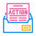 E-Mail-Aktionsbrief  Symbol