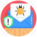 Spam E Mail E Mail Alarm Warnmail Symbol