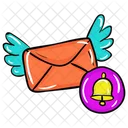 E Mail Benachrichtigung E Mail E Mail Alarm Symbol