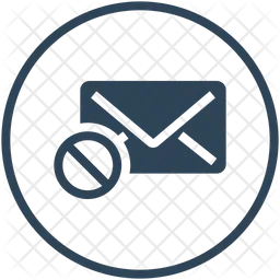 E-Mail blockieren  Symbol