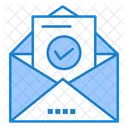 E Mail Brief E Mail Umschlag Bildung Symbol