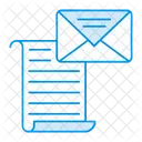 E Mail Blatt Dokument Symbol