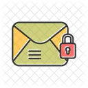E Mail Criptografado E Mail Criptografado Ícone