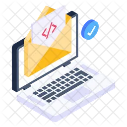 E-mail de codificação  Ícone