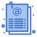 E-Mail-Dokument  Symbol