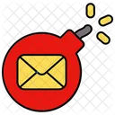 E-Mail-Explosion  Symbol