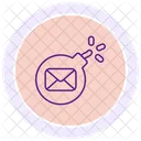 E-Mail-Explosion  Symbol