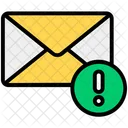 E Mail Fehler Spam E Mail E Mail Warnung Symbol