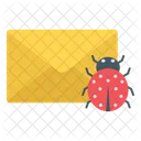 Brief Bug E Mail Bug E Mail Virus Icon