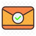 E-Mail genehmigt  Symbol