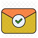 E-Mail genehmigt  Symbol