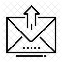 E-Mail hochladen  Symbol