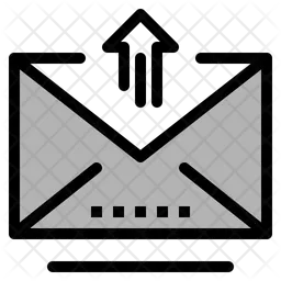 E-Mail hochladen  Symbol