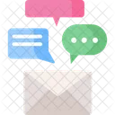 E-Mail-Konversation  Symbol