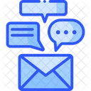 E-Mail-Konversation  Symbol