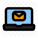 E Mail Laptop Online Kommunikation Chat Symbol