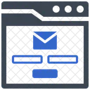 Interface de login por e-mail  Ícone