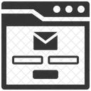 Interface de login por e-mail  Ícone