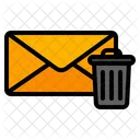 E-Mail löschen  Symbol