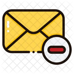 E-Mail löschen  Symbol