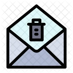 E-Mail löschen  Symbol