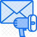 E Mail Brief Megaphon Symbol