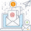 Digitales Marketing Online Marketing SMS Marketing Symbol