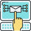 E Mail Marketing Direct Mail Electronic Direct Mail Icon