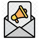 E Mail Marketing E Mail Dienste E Mail Werbung Icon