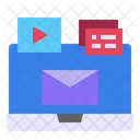 E-Mail Marketing  Symbol