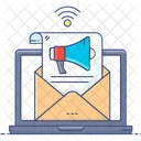 E Mail Marketing Transaktionsmarketing E Mail Werbung Symbol