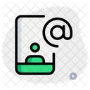 E-Mail an mobilen Benutzer  Symbol