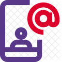 E-Mail an mobilen Benutzer  Symbol