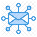 E-Mail-Netzwerk  Icon