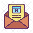 Paketrechnung Per E Mail Paketbeleg Per E Mail Paketrechnung Symbol