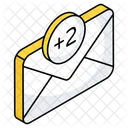 E Mail Recebido Novo E Mail Nova Mensagem Icon