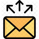 E Mail Versand E Mail Explosion Massenmailing Symbol